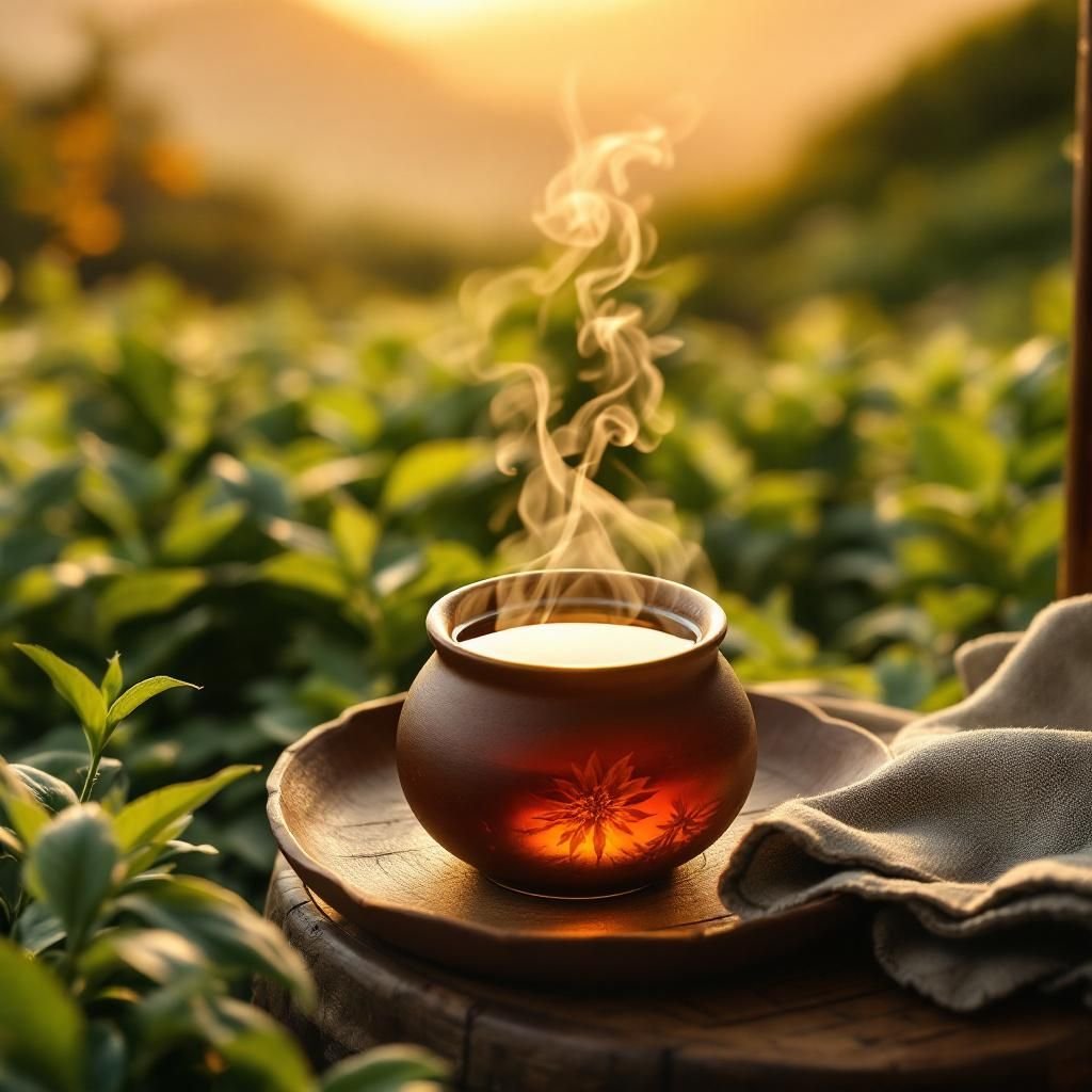 Guests sampling oolong tea during a private tea tasting in a Taiwanese tea garden with a guide explaining flavors