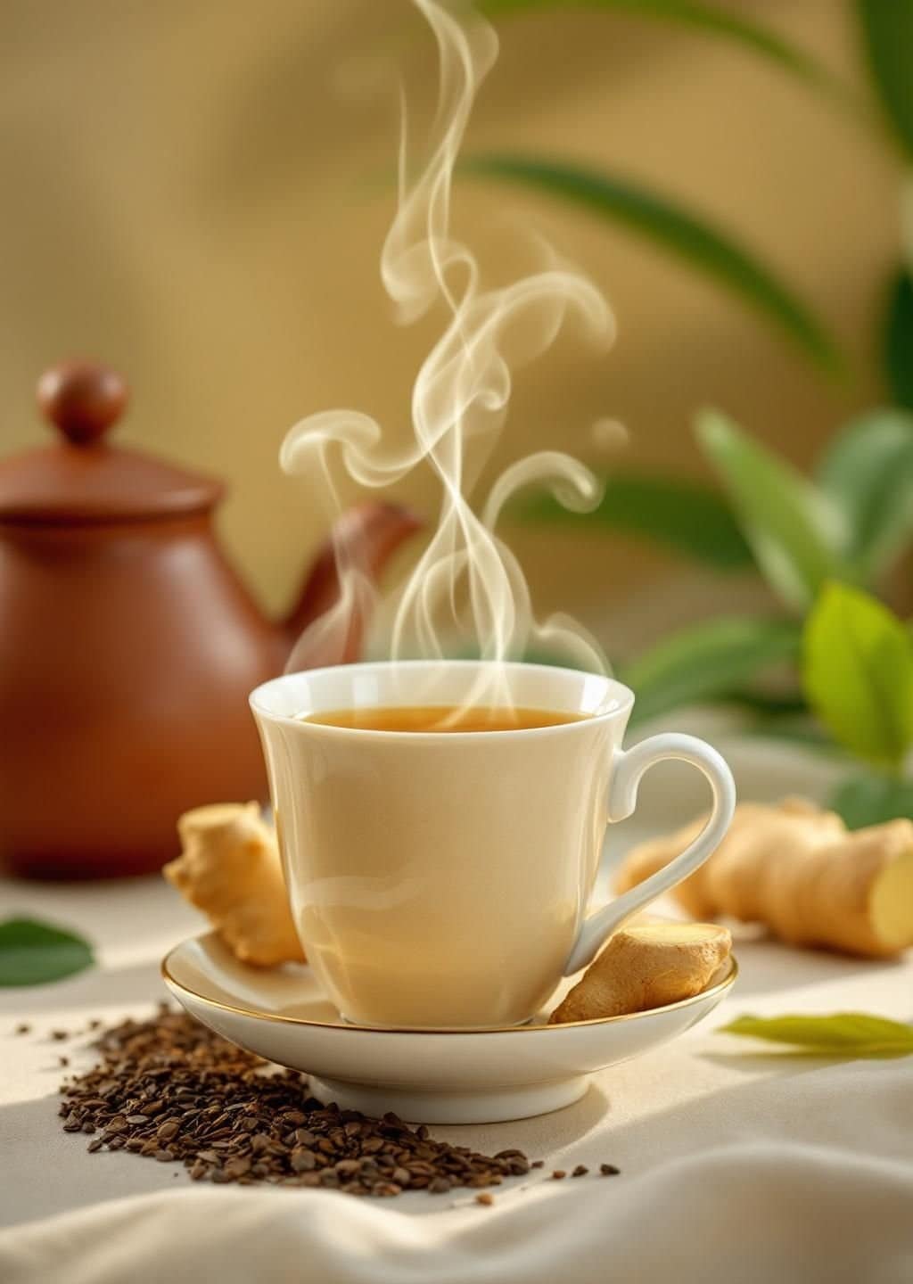 Green Tea with Ginger Benefits: A Wellness Powerhouse - Save to Pinterest