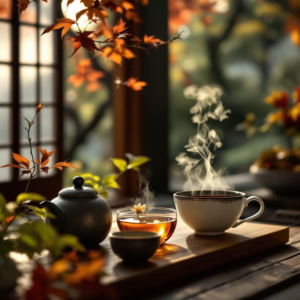 Tea master performing chanoyu ritual in a traditional Kyoto tea house