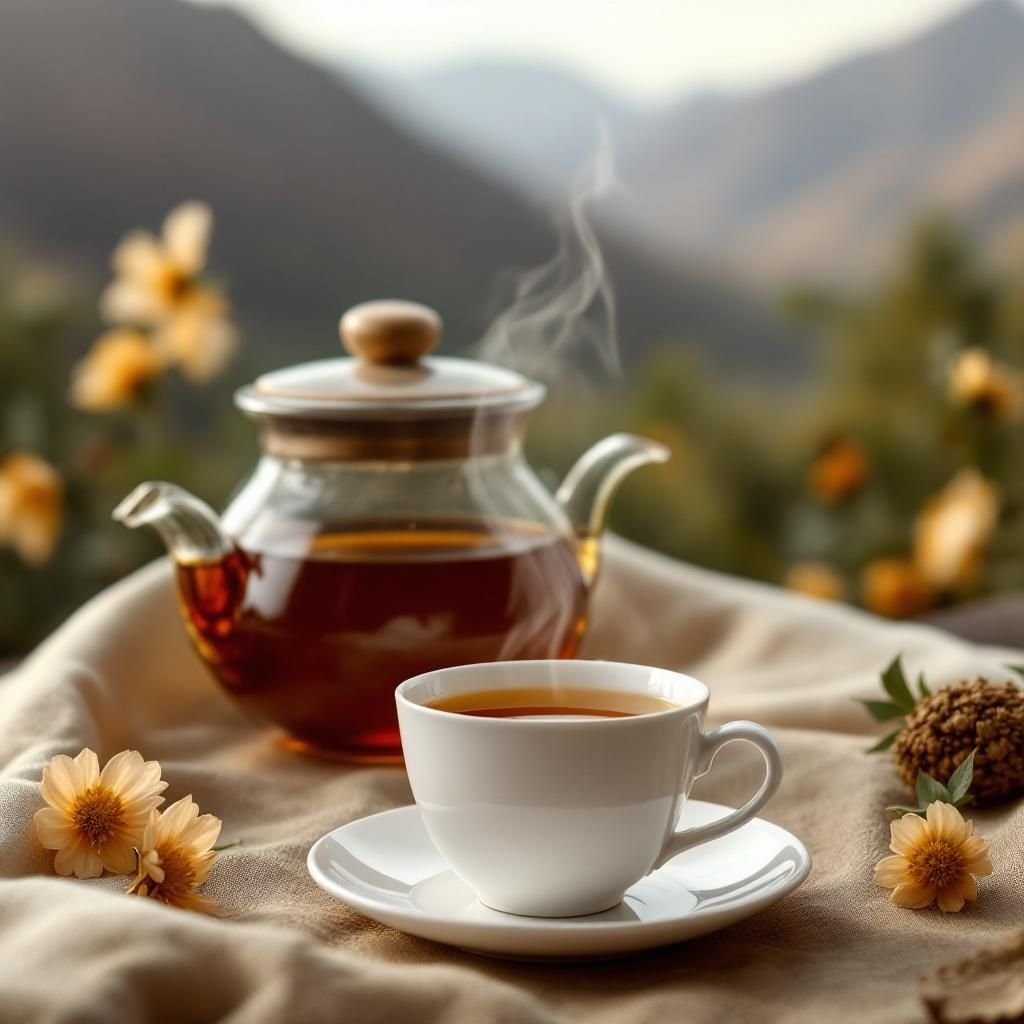 Group enjoying a guided Rooibos harvest tour with tea tasting and farm views in Cederberg