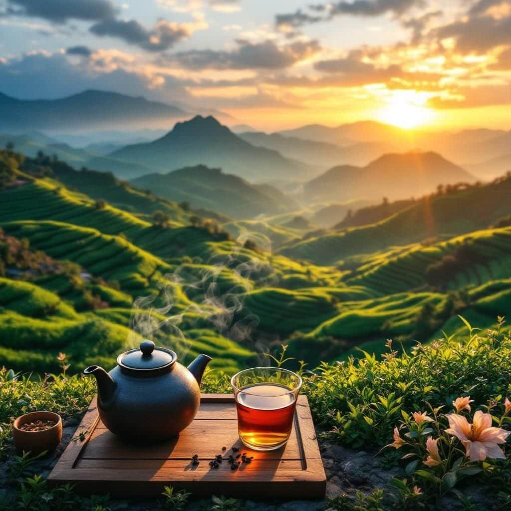 Various tea leaves harvested from ancient trees in Ha Giang