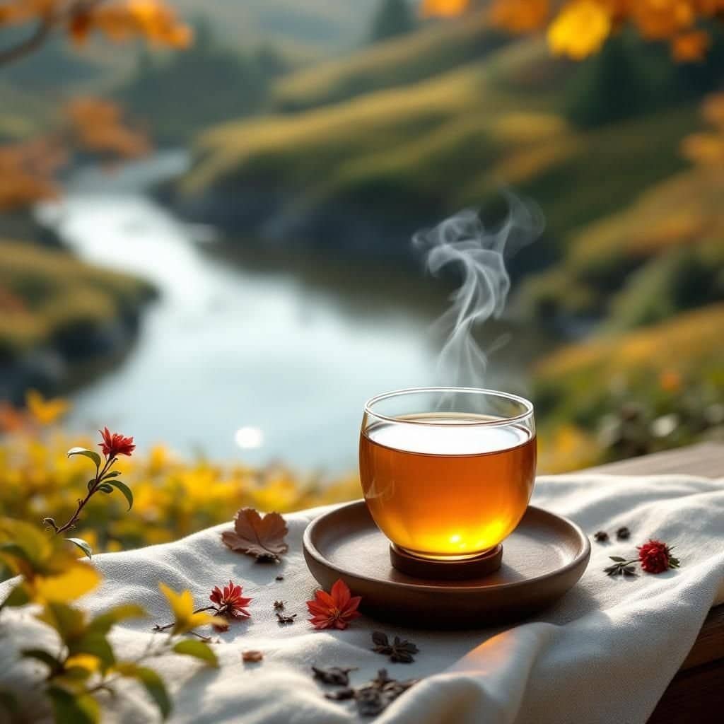 Traditional tea farm in Uji with rows of cultivated tea plants