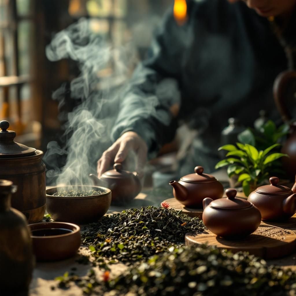 Lush terraced tea fields in Yunnan's ancient tea regions