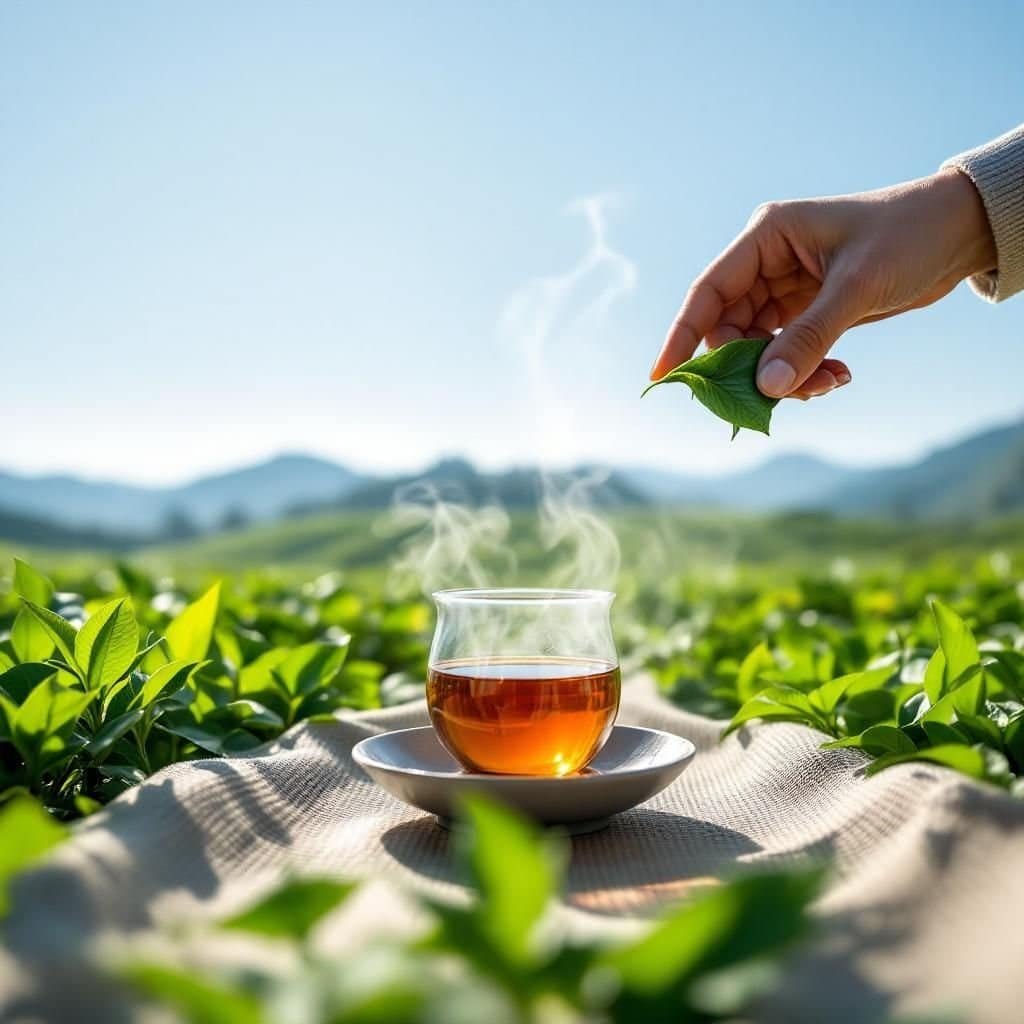 Elegant tea retreat overlooking lush Longjing tea fields in Hangzhou