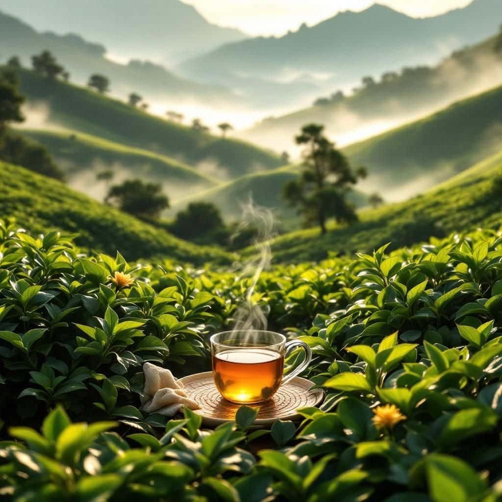 Various types of tea leaves displayed at a Taipei tea house