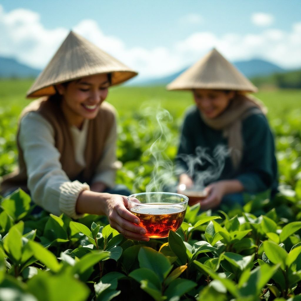 Mastering Tea Plantation Photography - scenic view